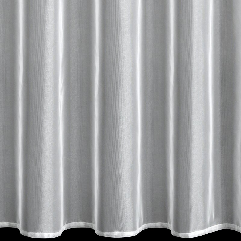 Firana gotowa biała 140 x 270 cm – rozświetla wnętrze