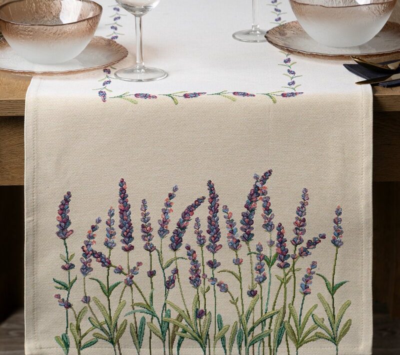 Obrus Gobelin naturalny 40x100 cm – wprowadza świeżość