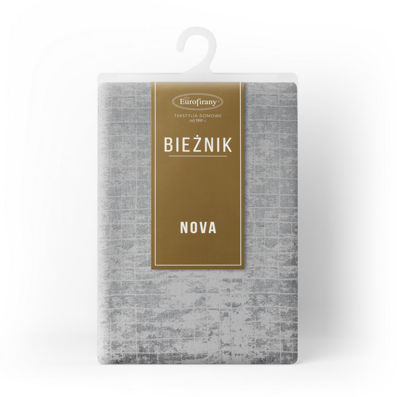 Bieżnik ALINA srebrny 40 x 140 cm – doda blasku stołu