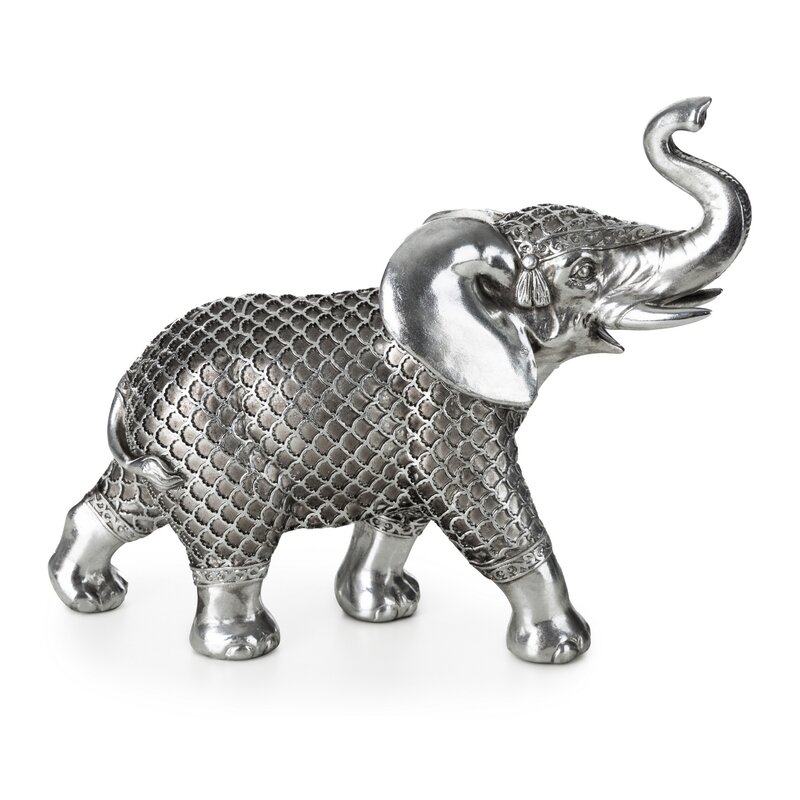 Figurka ceramiczna EVAN (03) stalowa 9 X 25 X 20 CM – dekoracja z charakterem