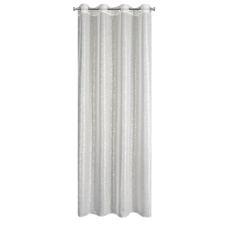 Zasłona gotowa MILY biała 140 X 250 CM – pięknie rozprasza światło