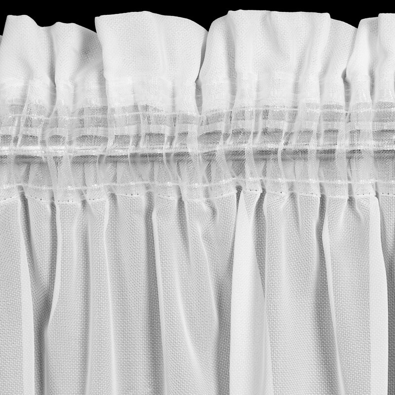 Firana gotowa Tina biała 140 x 270 cm – rozjaśnia wnętrze