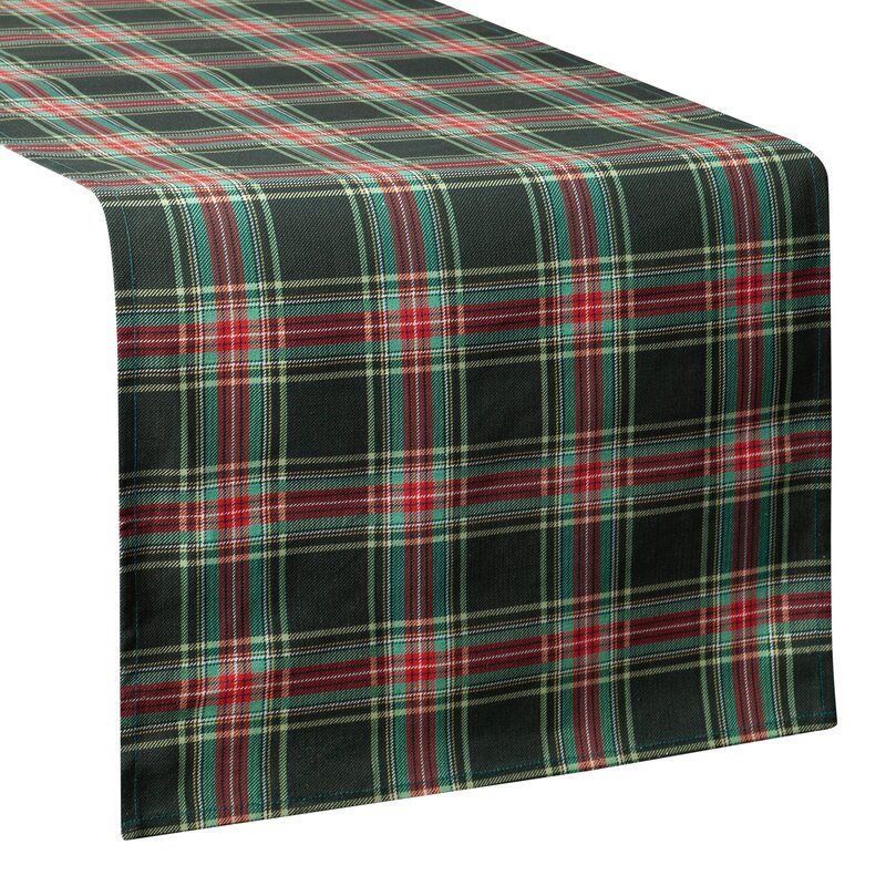 Bieżnik świąteczny Aurora czerwony 40 x 140 cm – 100% bawełna