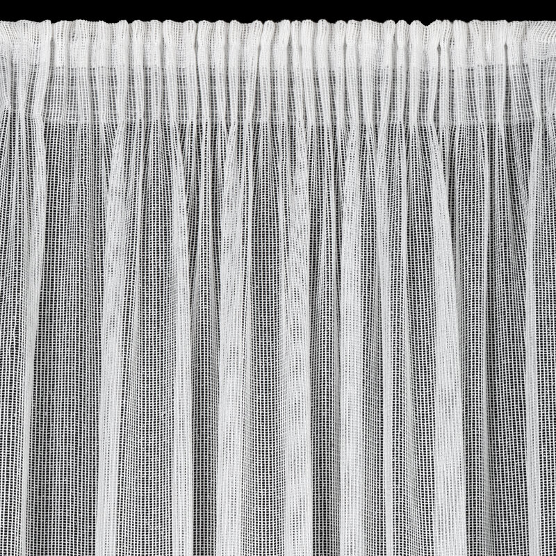 Firana gotowa biała 140 x 300 cm – rozprasza światło