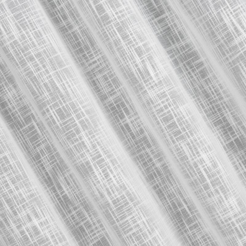 Zasłona gotowa Liren biała 140 x 270 cm – rozjaśnia wnętrze