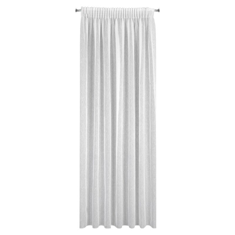 Firana gotowa Adel biała 140 x 270 cm – subtelnie filtruje światło