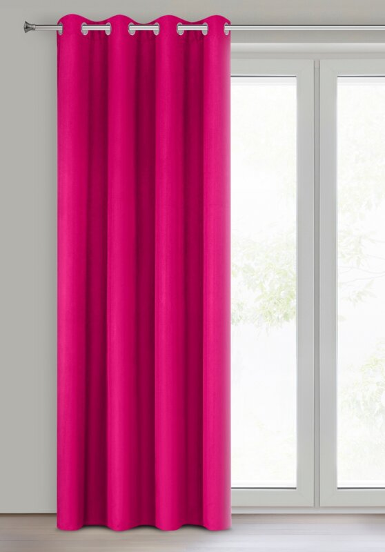 ZASŁONA GOTOWA RITA 140 X 250 CM AMARANTOWY