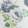 Zasłona gotowa Mona biała 140 X 250 CM – delikatny kwiatowy wzór