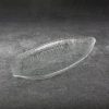 Patera szklana Debi transparentna 43 x 20 x 3 cm – idealna na przekąski