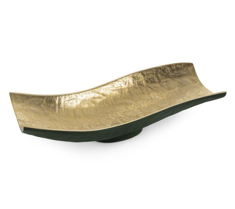 Misa metalowa Pedro2 złota 33 x 15 x 8 cm – elegancki wystrój