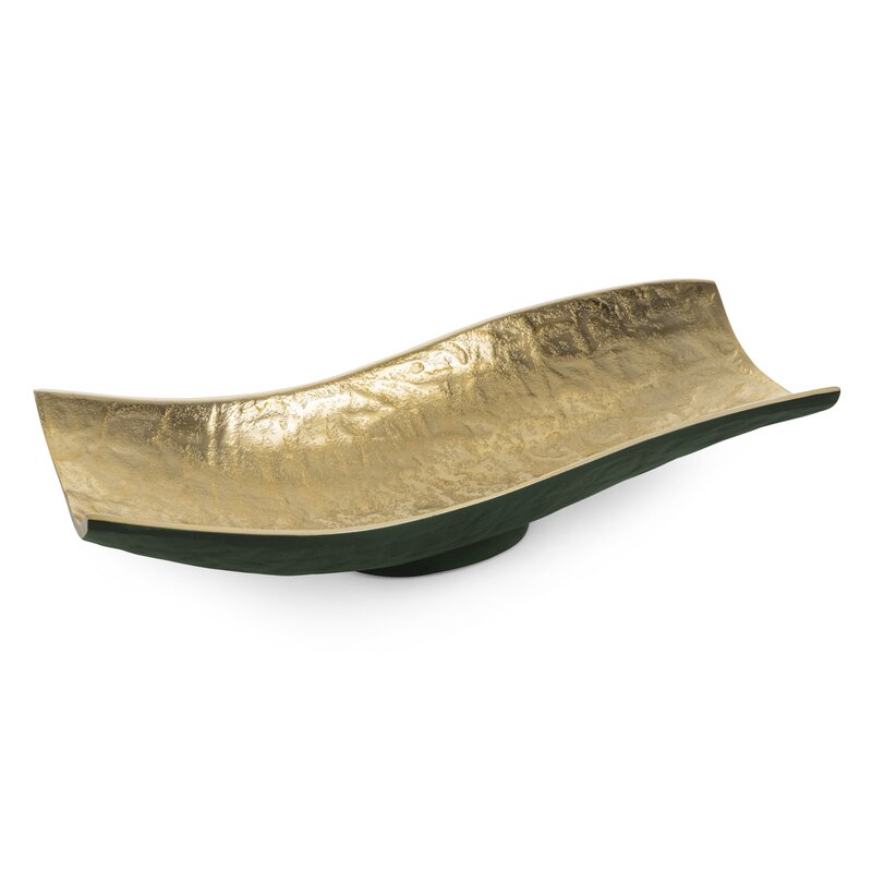 Misa metalowa Pedro2 złota 33 x 15 x 8 cm – elegancki wystrój