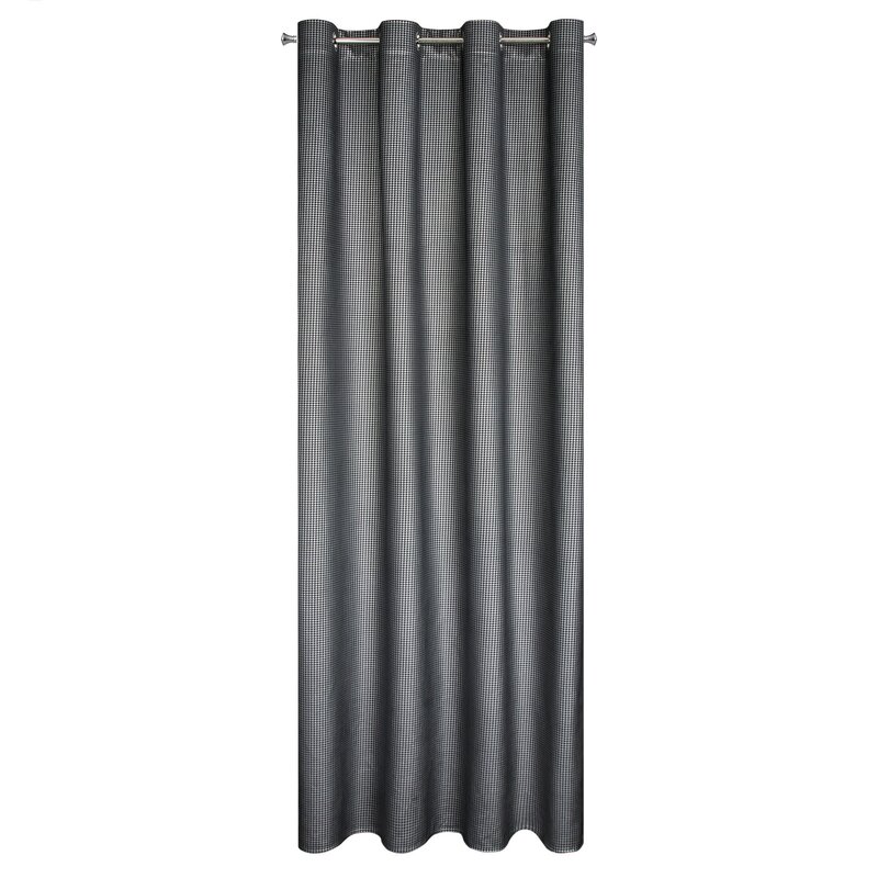 Zasłona gotowa Darcy czarna 140 X 250 cm – do salonu i sypialni
