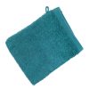 Ręcznik gładki ciemnoturkusowy 16 x 21 cm – delikatny dla skóry