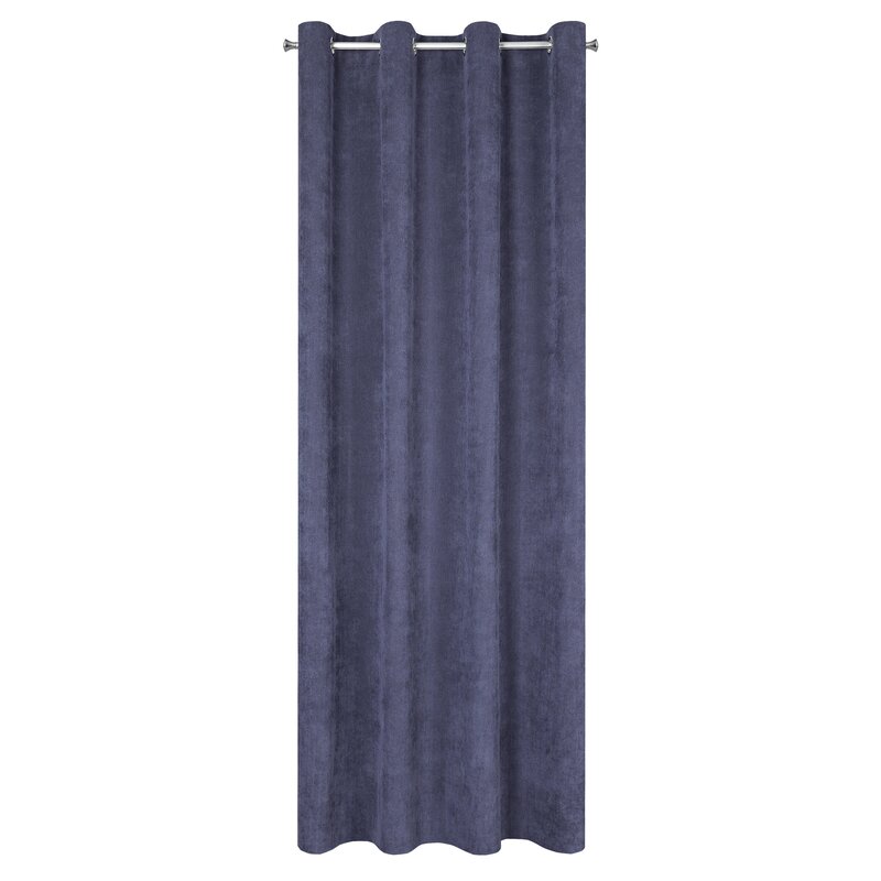 Zasłona gotowa Julie granatowa 140 x 250 cm – zaciemnia pomieszczenie