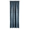 Zasłona gotowa D91 Cypr granatowa 140 X 270 CM – welwetowa do salonu