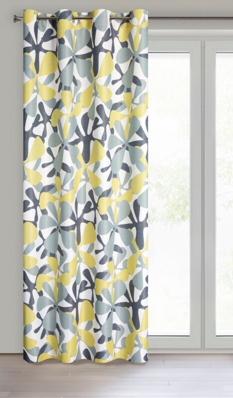 Zasłona gotowa D91 biała 140 x 250 cm – zaciemniająca i stylowa