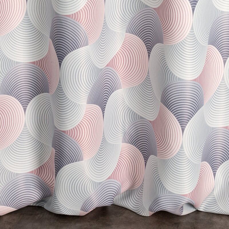 Zasłona gotowa szara 140 x 250 cm – zaciemnia pomieszczenie