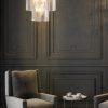 Lampa wisząca Dalia złota fi 32 x 40 cm – rozświetli wnętrze