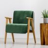 Narzuta welwetowa Sofia ciemnozielona 70 X 160 cm – miękka i przytulna