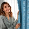 Zasłona gotowa Areta niebieska 140 x 250 cm – zaciemnia wnętrze