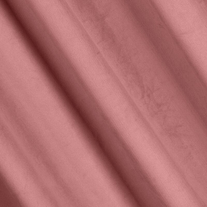 Zasłona gotowa Madlen pudrowy róż 140 x 300 cm – zaciemniająca sypialnię
