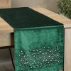 OBRUS ROYAL 2 35 X 140 CM CIEMNOZIELONY