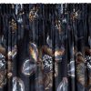 Zasłony gotowe LC/PEONIA2 czarne 140x270 cm – welwetowy blask