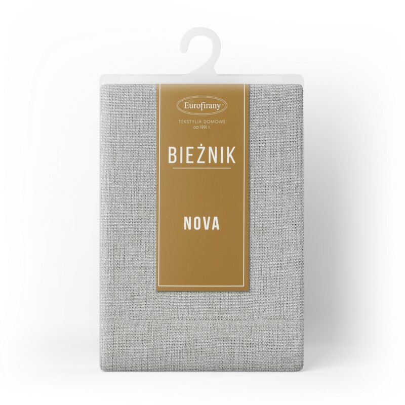 OBRUS STELLA 2 40 X 180 CM SREBRNY