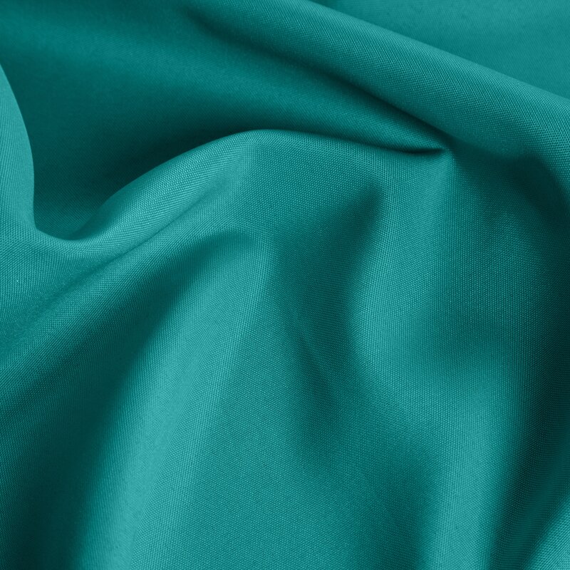 Zasłona gotowa turkusowa 140 x 250 cm – łatwa w prasowaniu