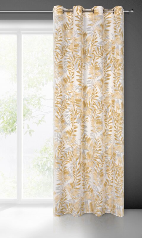Zasłona gotowa Hariet naturalna 140 x 250 cm – rozprasza światło