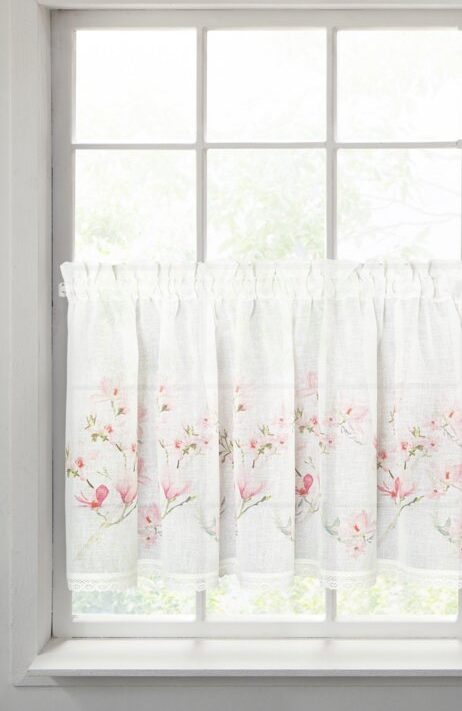 Firana gotowa Amelia biała 150 x 60 cm – rozprasza światło
