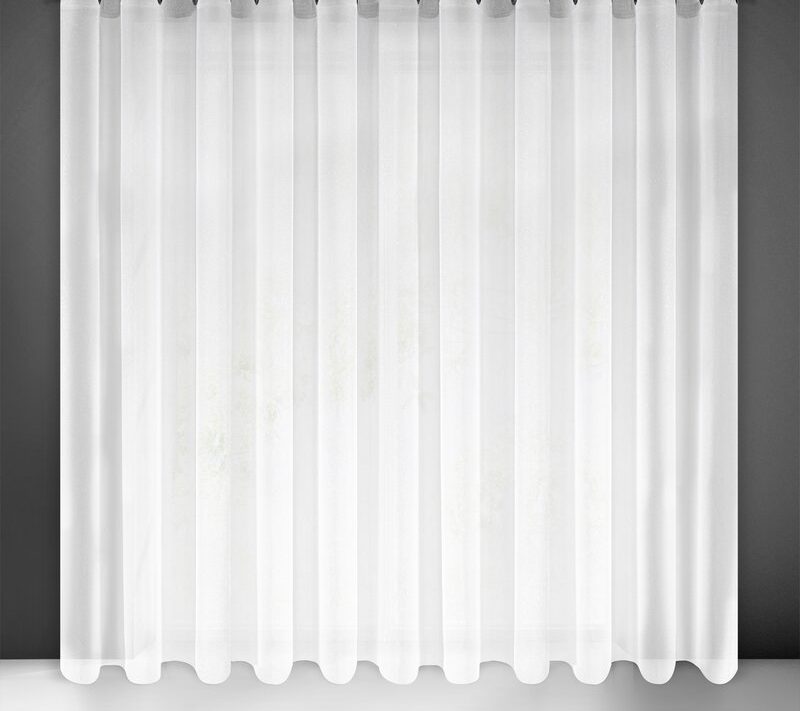 Firana gotowa Sakali biały 350 x 250 cm – rozprasza światło