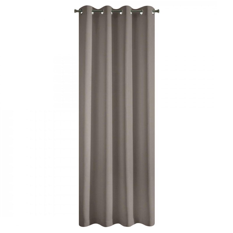 ZASŁONA GOTOWA RITA 140 X 250 CM JASNOBRĄZOWY