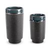 Wazon ceramiczny HANI zielony fi 13 x 25 cm – na susze i kwiaty