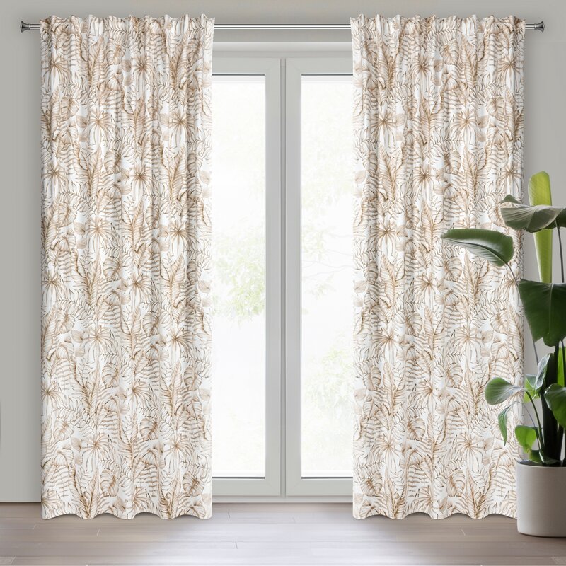 Zasłona gotowa Saba biała 140 x 270 cm – zaciemnia pomieszczenie