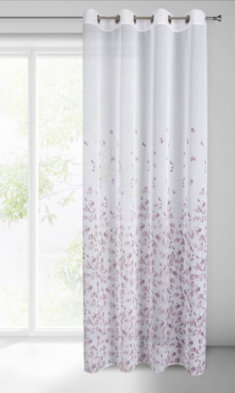 Zasłona gotowa Noemi biała 140 x 250 cm – subtelnie filtruje światło