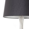 Lampa stojąca Megi czarna O 32 x 73 cm – subtelne doświetlenie