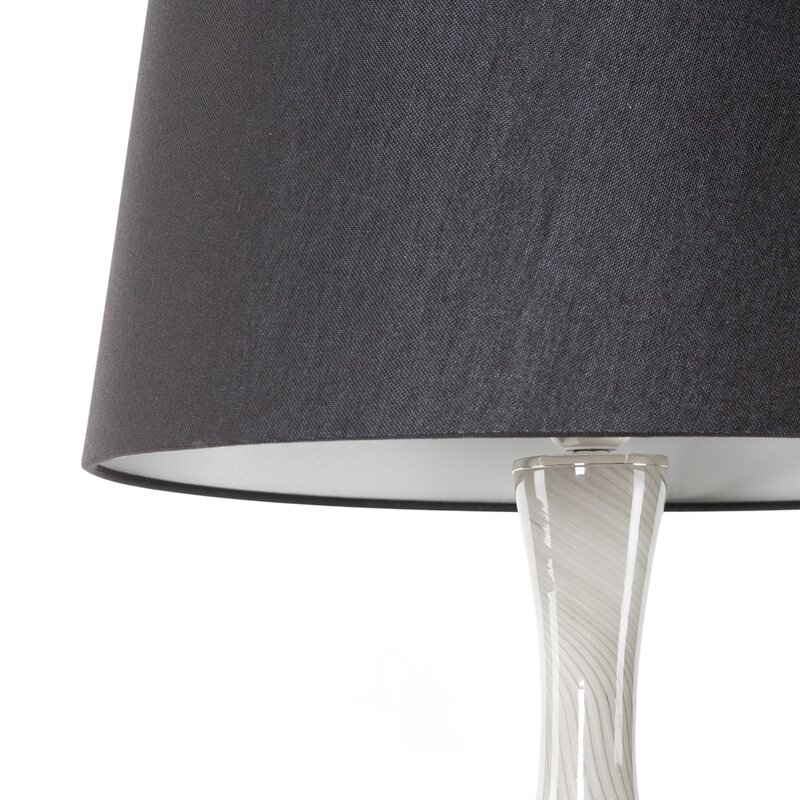 Lampa stojąca Megi czarna O 32 x 73 cm – subtelne doświetlenie