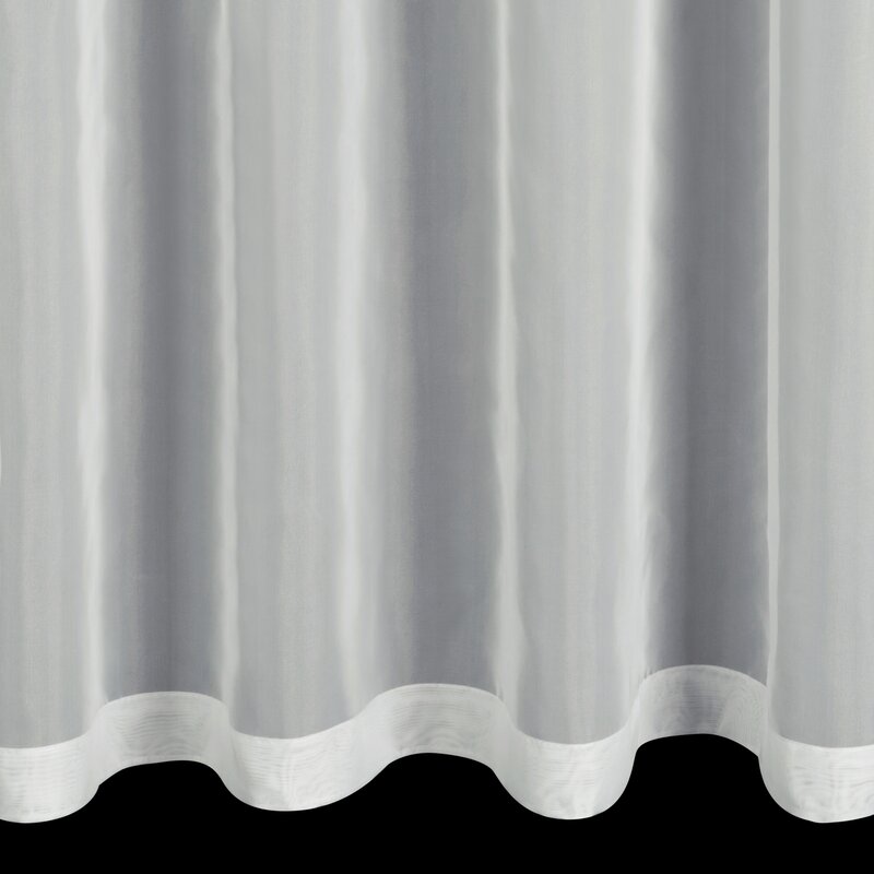 Firana gotowa kremowa 240 x 250 cm – rozświetla wnętrze