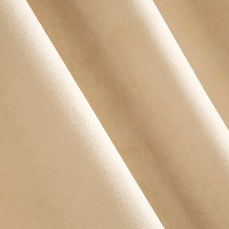 Zasłona gotowa Pierre kremowa 140 x 250 cm – zaciemniająca wnętrze