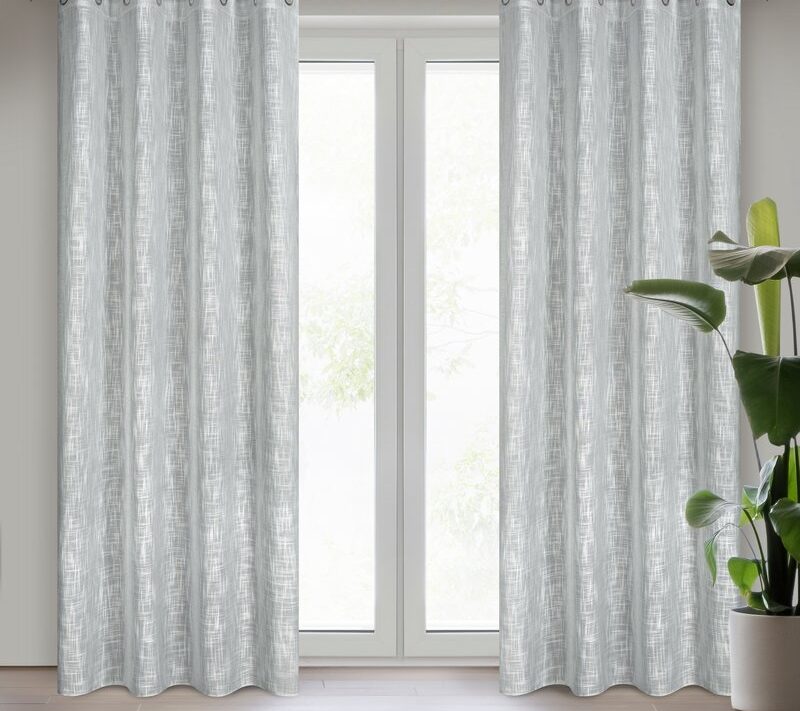 Zasłona gotowa Liren szara 140 x 250 cm – zapewni prywatność