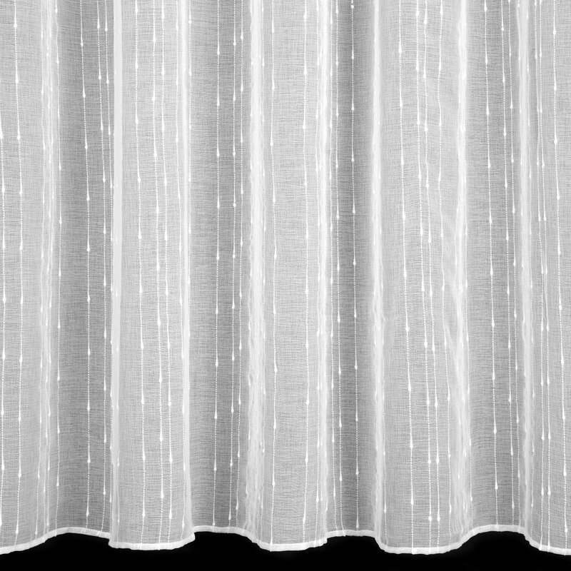 Firana gotowa Becky biała 350 X 250 cm – lekka i zwiewna