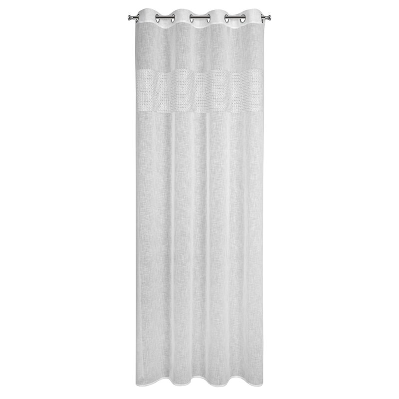 Zasłona gotowa Vicky biała 140 X 250 cm – subtelnie filtruje światło