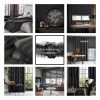 Zasłona welwetowa Goja czarna 140 X 250 cm – z błyszczącym wzorem