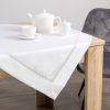 Obrus Elima biały 40 X 180 cm – rozświetla stół