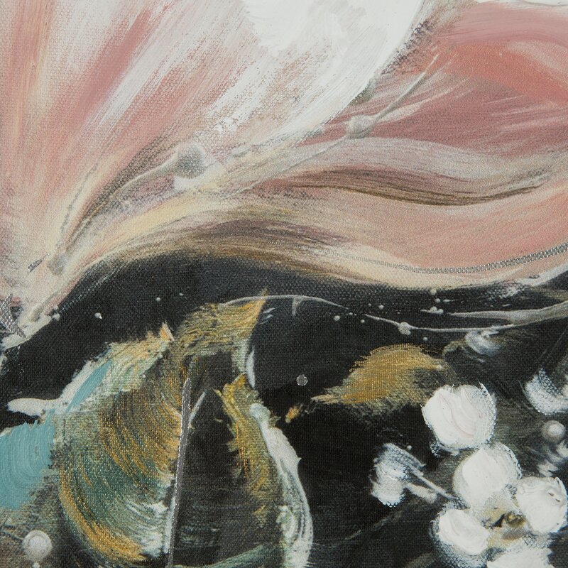 OBRAZ 177 80 X 80 CM CZARNY