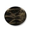 Patera szklana Ada czarna fi 21 x 2 cm – elegancka ozdoba