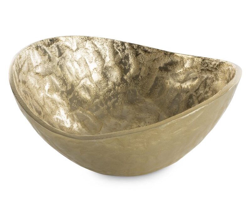 Misa metalowa Pedro1 złota 22 x 21 x 10 cm – rozświetla wnętrze
