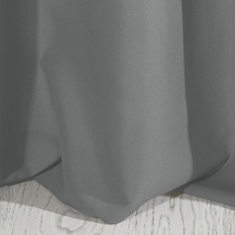 Zasłona gotowa Rita szara 140 X 250 CM – tworzy przytulną atmosferę