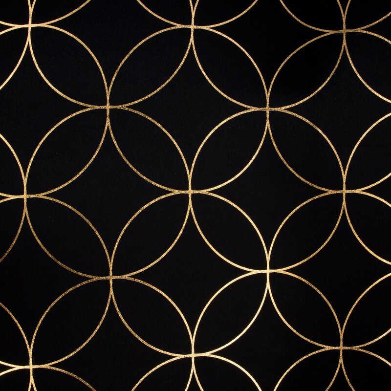 Zasłona gotowa Abella czarna 135 x 250 cm – zapewnia zaciemnienie